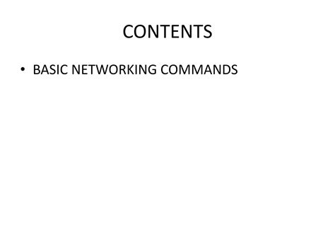 Toradh íomhá ar Basis Networking Commands
