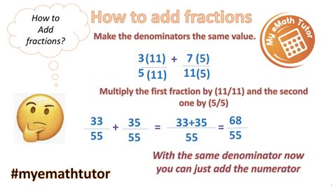 Image result for How to Add a Fraction