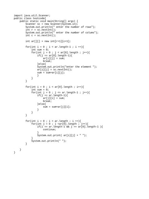 Find Sum of Row in 2D Array in JavaScript に対する画像結果