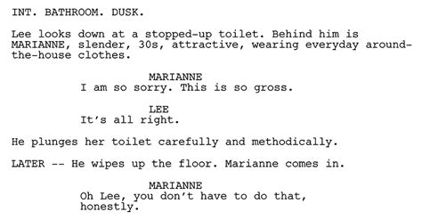 Image result for Example of a Drama Script