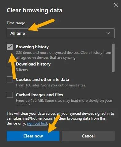 Toradh íomhá ar Best Method to Delete Browsing History