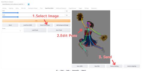 ControlNet Pose に対する画像結果