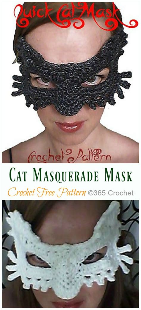 Toradh íomhá ar Crochet Masquerade Mask Pattern