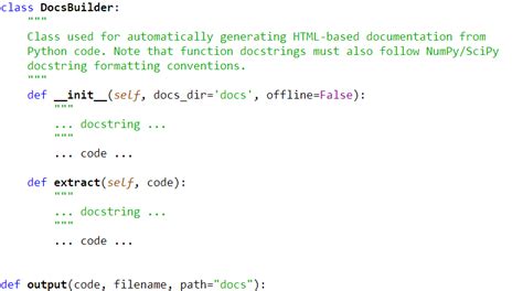 Image result for Documentation for Function Python