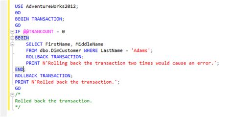 Toradh íomhá ar Begin End SQL