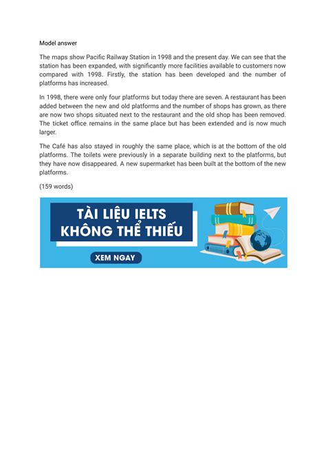 Image result for Writing Task 1 Map