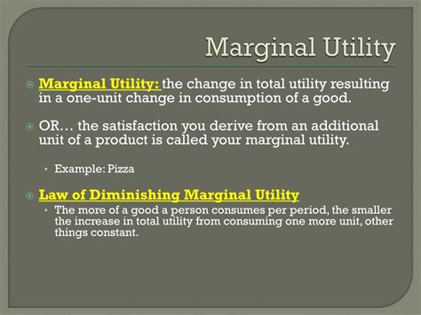 Image result for High Marginal Utility