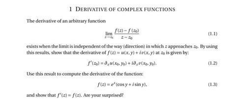 Image result for Complex Differentiation of a Function