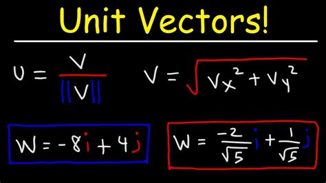 How to Write a Unit Vectors に対する画像結果