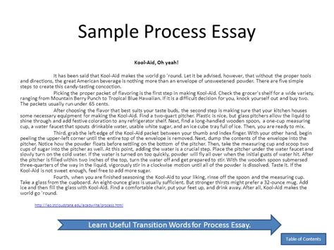 Process Essay に対する画像結果
