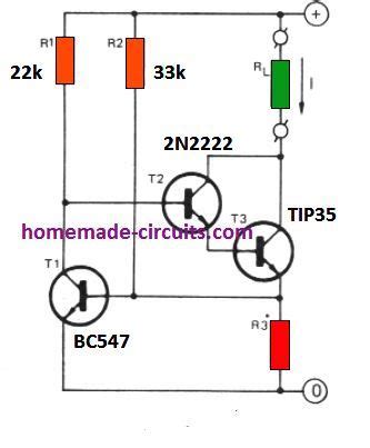 Toradh íomhá ar Active Current Limiter Circuit