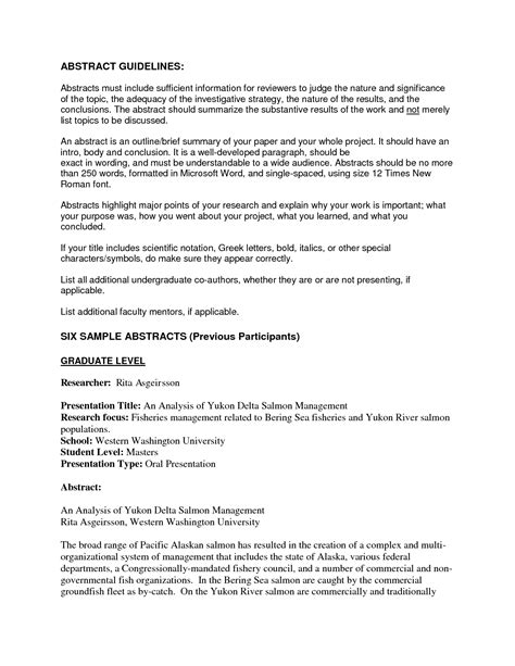 Image result for Abstract Summary Example