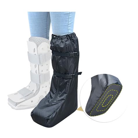 ECISZ Walking Boot Cover Medical Cast Boot Fracture Tall Walking Boot ...