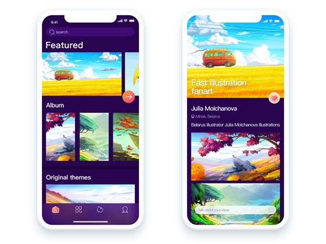 Toradh íomhá ar Creative UI Design Menu