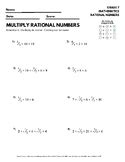 Image result for Multiplying Rational Numbers Worksheet