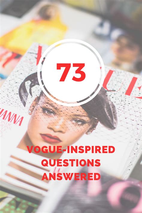 Image result for Vogue 70 Questions Interview
