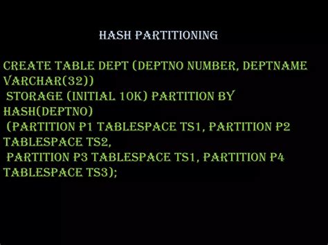 Image result for Oracle Database Partition Table