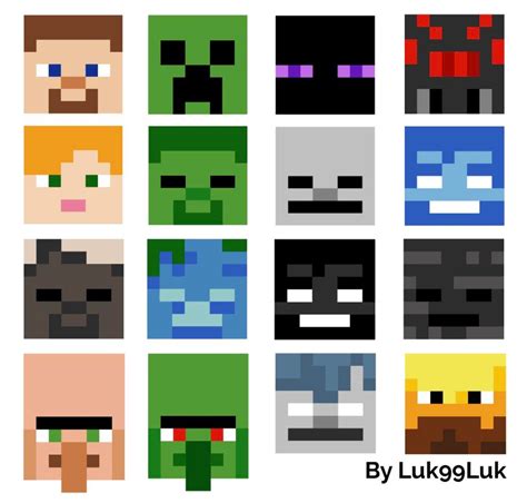 Image result for Minecraft Mobs Line Art