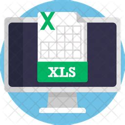 Excel File Icon - Download in Rounded Style