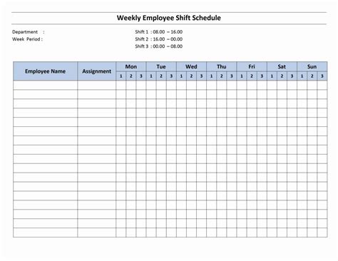 Image result for Employee Work Schedule Spreadsheet