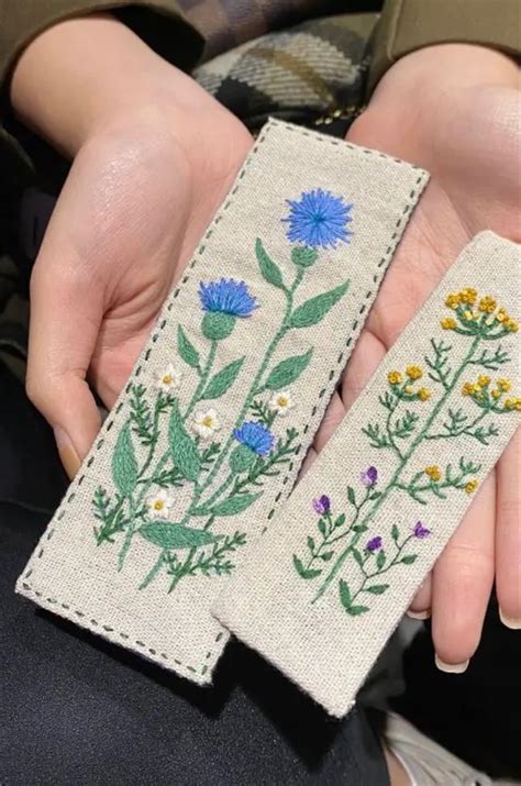 Image result for Machine Embroidery Bookmarks
