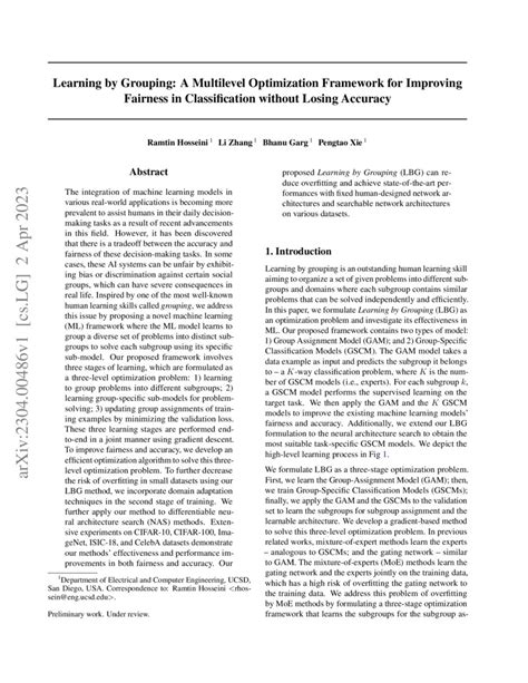 Machine Learning Algorith for Grouping に対する画像結果