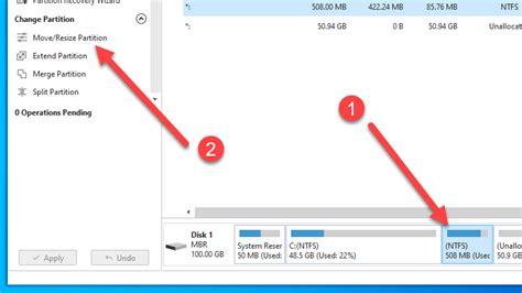 Image result for Windows Move Recovery Partition
