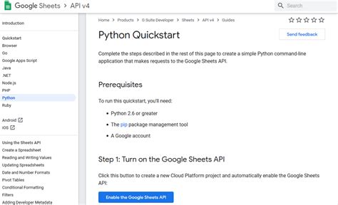 How to Write to a Google Sheet Using Python に対する画像結果