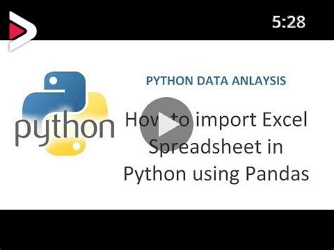 Image result for Import Excel to Python as Table