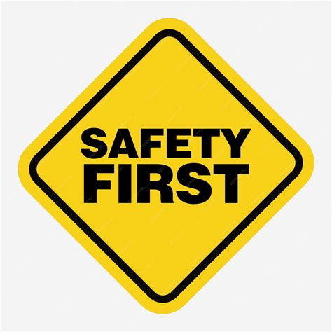 Image result for Safety First Warning Sign