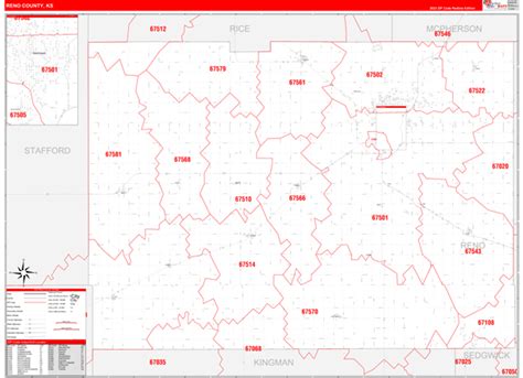 Image result for Reno County Kansas Zip Code Map