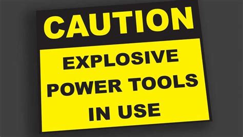 Image result for Explasive Power Tool