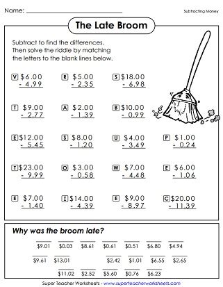 Image result for 5th Grade Math Riddles Worksheet