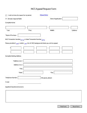 Image result for NICs Denied Form