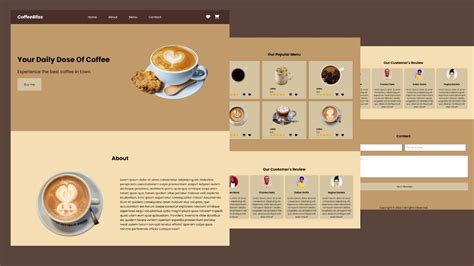 Image result for Coffee Design HTML and CSS