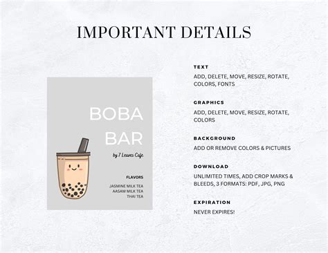 Image result for Boba Screen Menu