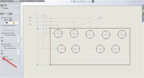 Image result for SolidWorks Diagonal Break Line