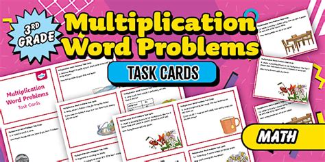 Image result for Word Problems Performance CGI 3rd Grade Multiplcato