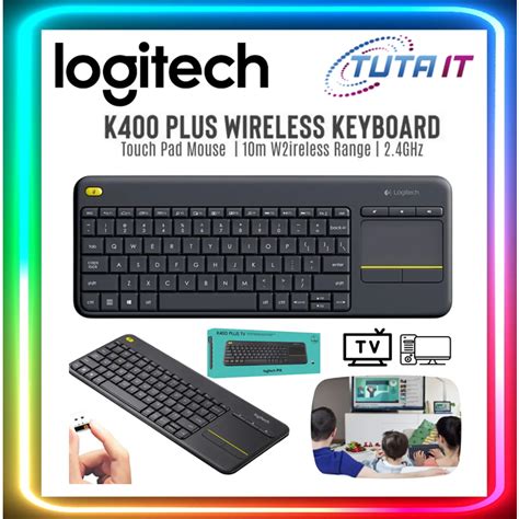 Image result for Logitech Wireless Keyboard Touchpad