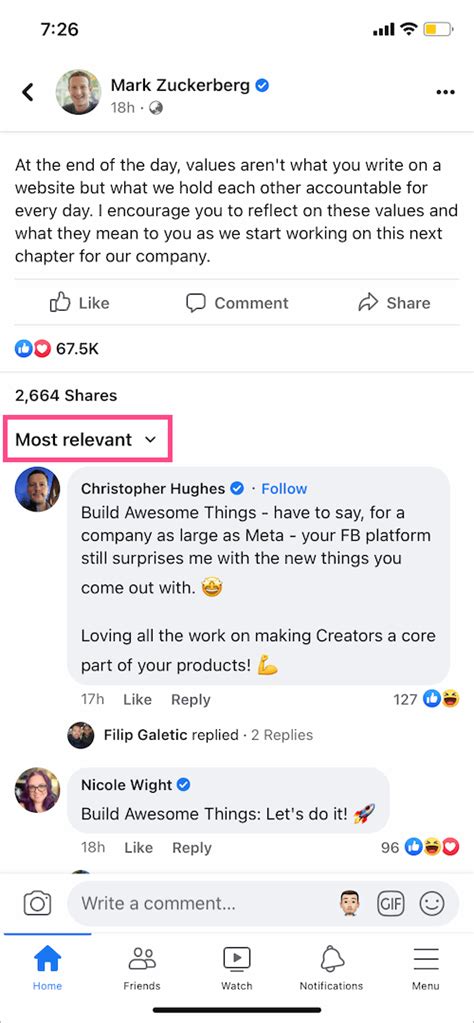 Afbeeldingsresultaten voor Facebook How to Delete a Comment