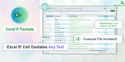 Image result for Examples of Forms with If Cell Contains Text Then
