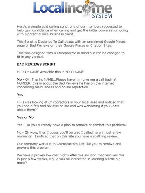 Cold-Call Script Director of Nursing に対する画像結果