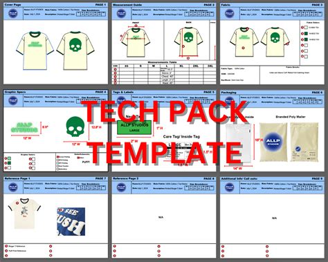Image result for Tech Pack Sample