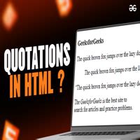 Image result for HTML Code for Quotes Examples