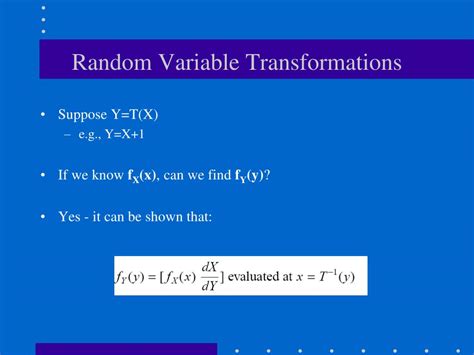 Image result for Random Variable Transformation Examples
