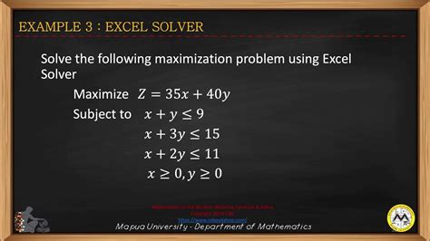 Image result for Linear Programming Excel Solver