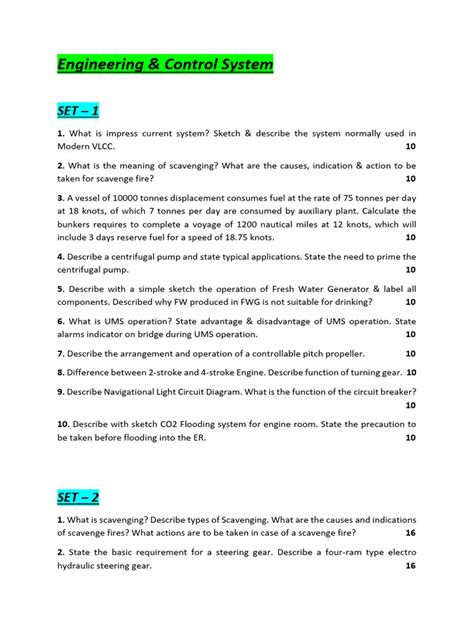 Toradh íomhá ar Control System Questions