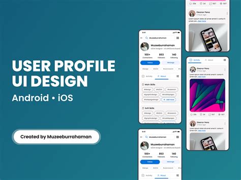Image result for User Profile UI Design