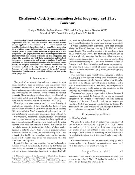 Frequency Phase and Time Synchronization に対する画像結果