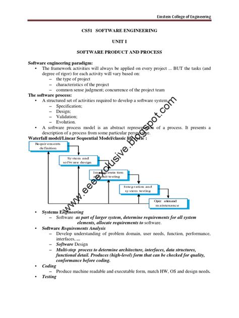 Image result for Software Engineering Short Notes PDF